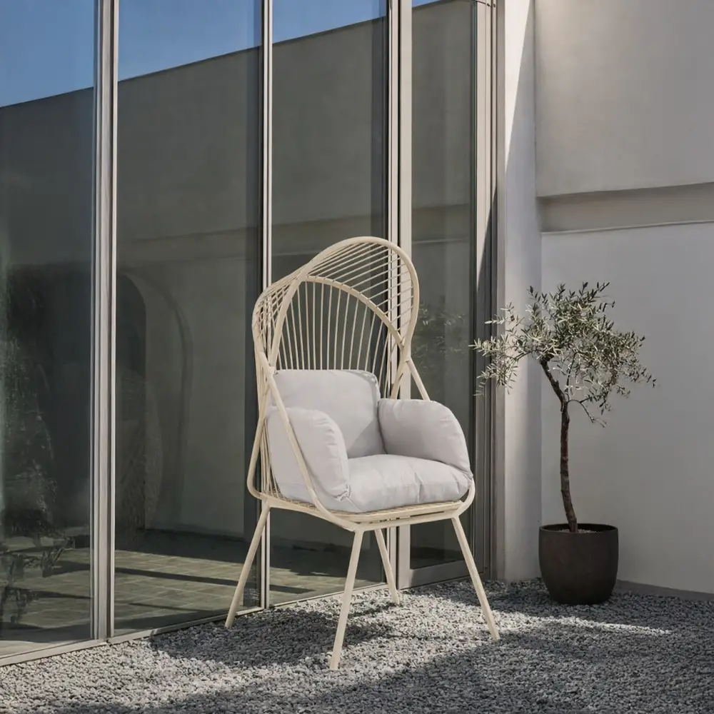 LIBERTA SUN ΠΟΛΥΘΡΟΝΑ BEIGE 75x69x135.5cm