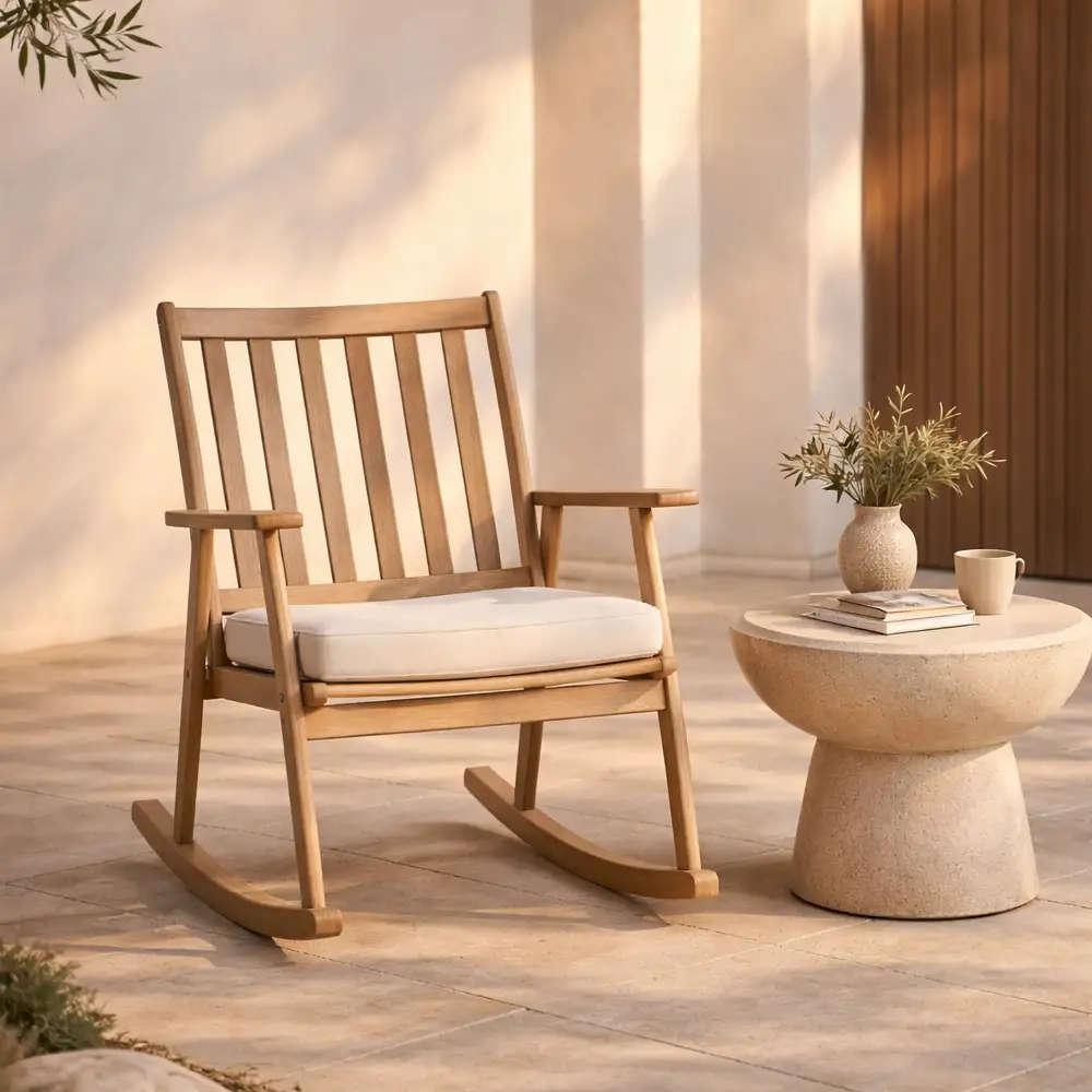 LIBERTA GARDEN ΠΟΛΥΘΡΟΝΑ ΜΕ ΜΠΡΑΤΣΟ ΜΑΞΙΛΑΡΙ ΦΥΣΙΚΟ 76x64x84cm