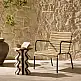 LIBERTA EARTHY ΠΟΛΥΘΡΟΝΑ ΜΠΕΖ ΕΚΑΙ ΜΑΥΡΟ 69x68x76cm