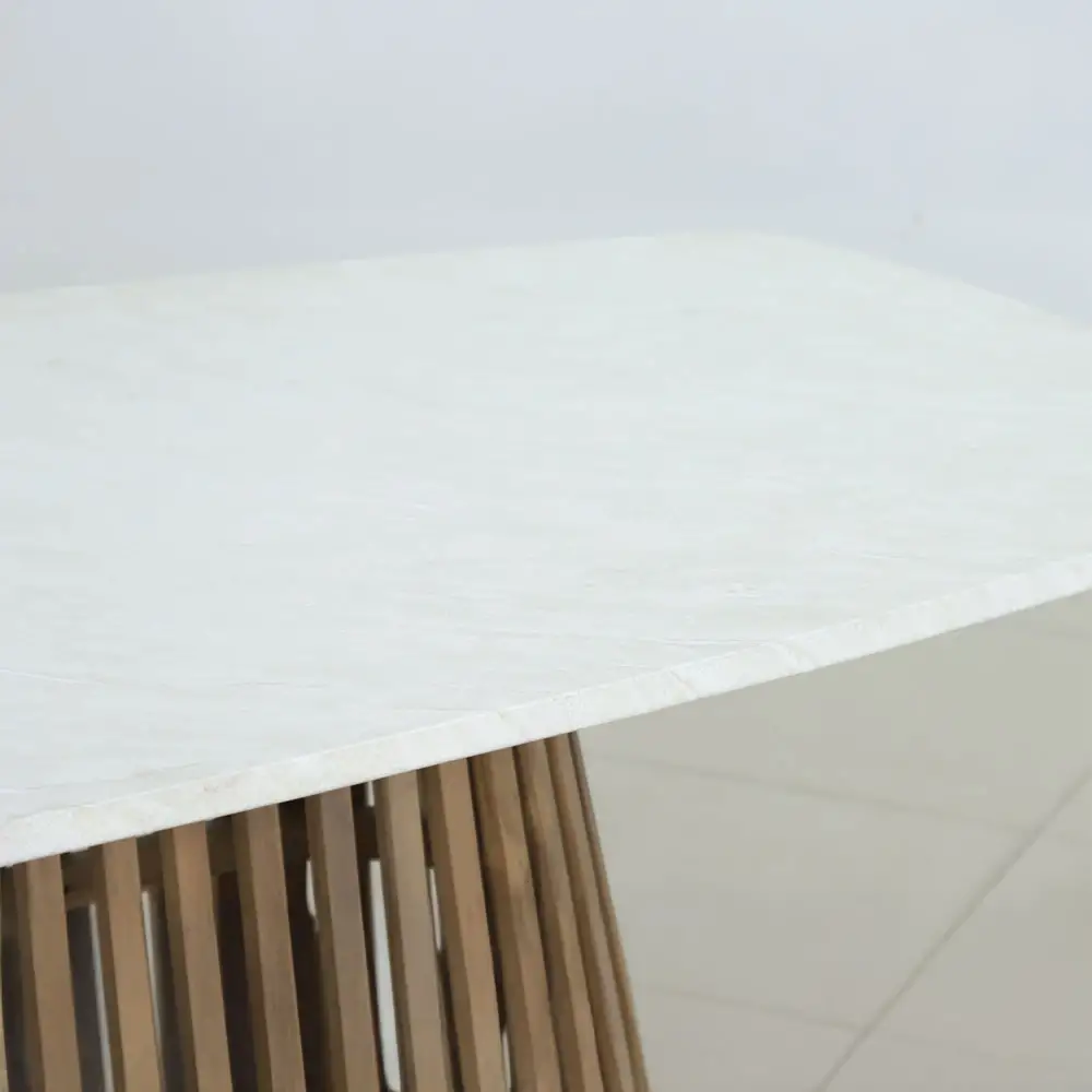 LIBERTA SIRACUSA ΤΡΑΠΕΖΙ ΛΕΥΚΟ 220x110x77.5cm