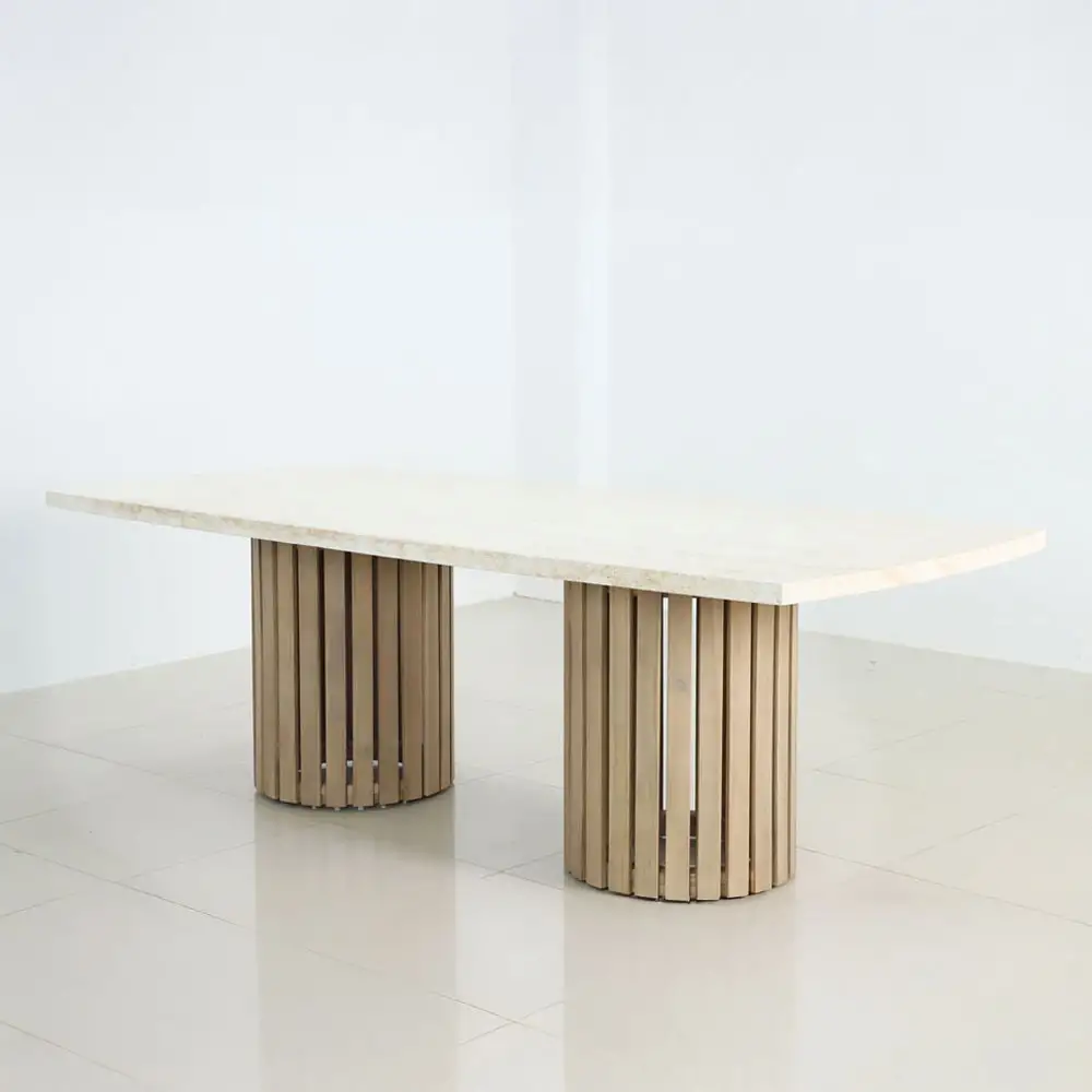 LIBERTA PORTO ΤΡΑΠΕΖΙ ΛΕΥΚΟ 240x110x78cm