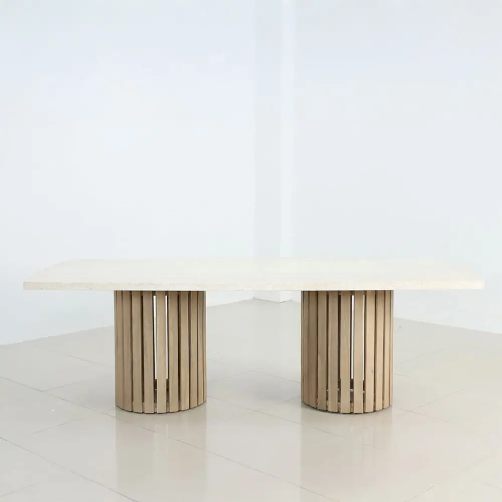 LIBERTA PORTO ΤΡΑΠΕΖΙ ΛΕΥΚΟ 240x110x78cm