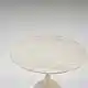 LIBERTA EARTH COFFEE TABLE BEIGE ΜΕ ΟΨΗ ΜΑΡΜΑΡΟΥ 50x50x54.5cm