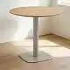 LIBERTA UNO ΤΡΑΠΕΖΙ ΦΥΣΙΚΟ ΓΚΡΙ 80x80x74cm
