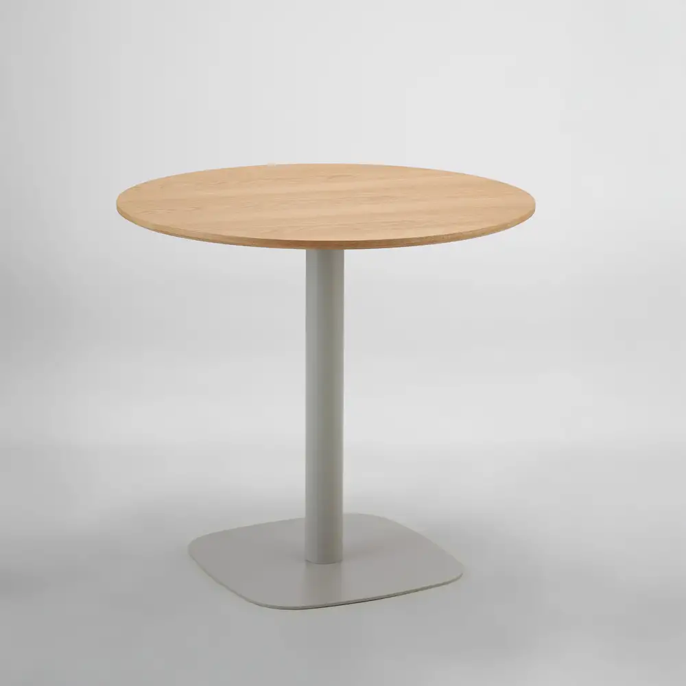 LIBERTA UNO ΤΡΑΠΕΖΙ ΦΥΣΙΚΟ ΓΚΡΙ 80x80x74cm