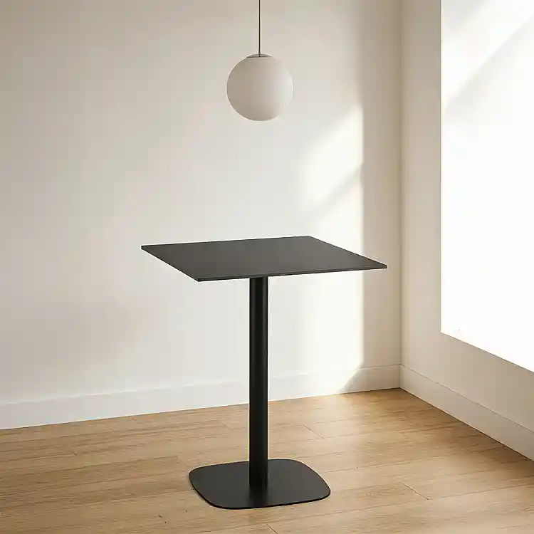 LIBERTA QUADRA ΤΡΑΠΕΖΙ ΜΑΥΡΟ 60x60x74cm