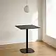 LIBERTA QUADRA ΤΡΑΠΕΖΙ ΜΑΥΡΟ 60x60x74cm
