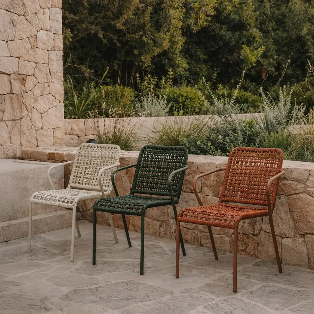 LIBERTA KARE ΚΑΡΕΚΛΑ TERRACOTTA 62x56x82cm