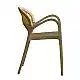 LIBERTA ARCUS ΚΑΡΕΚΛΑ MOCCA ΦΥΣΙΚΟ 57x56x83cm