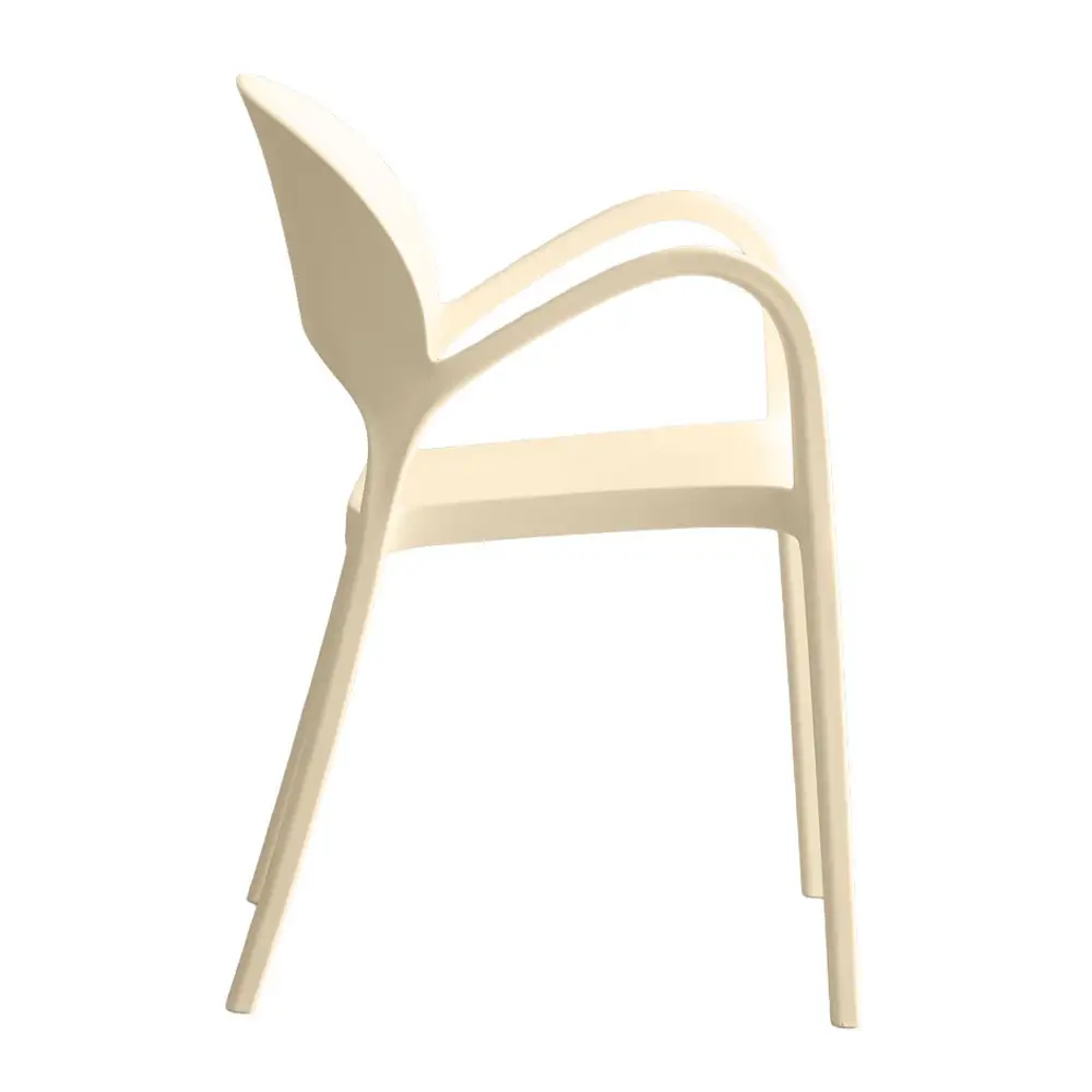 LIBERTA ARCUS ΚΑΡΕΚΛΑ OFF WHITE 57x56x83cm