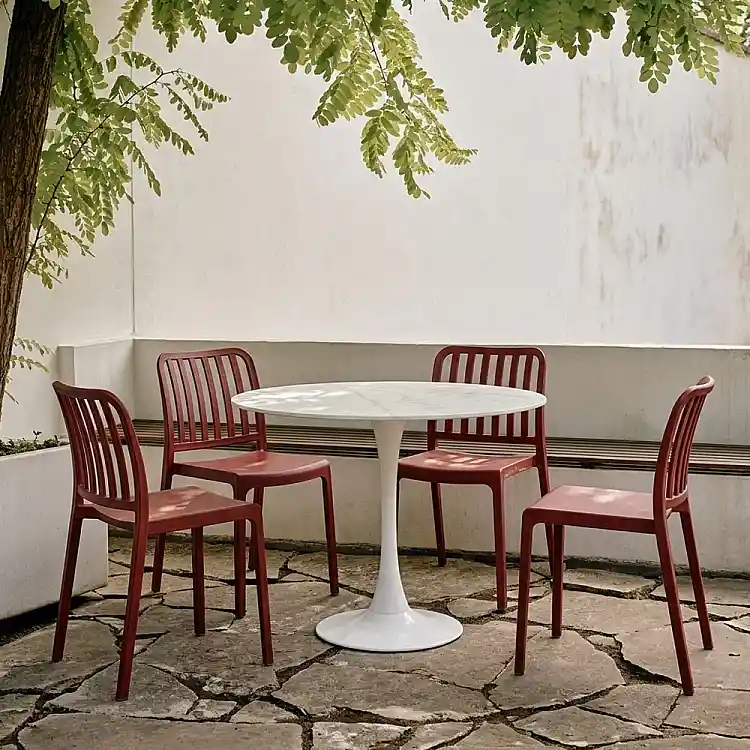 LIBERTA FLIP ΚΑΡΕΚΛΑ BORDEAUX 41x41x79cm
