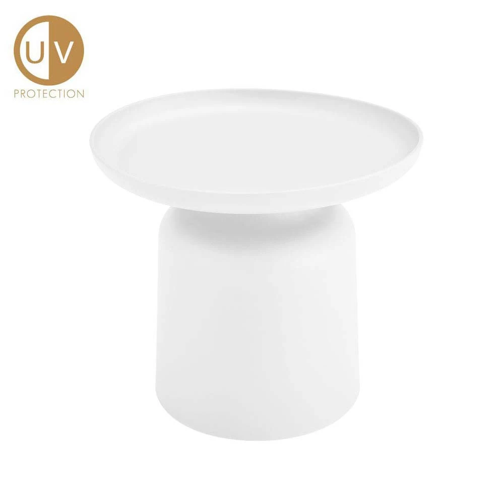 LIBERTA RONDA COFFEE TABLE ΛΕΥΚΟ 50x50x43