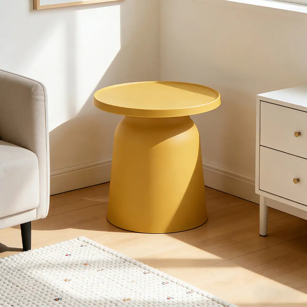 LIBERTA DOMI COFFEE TABLE ΜΟΥΣΤΑΡΔΙ 47x47x46cm