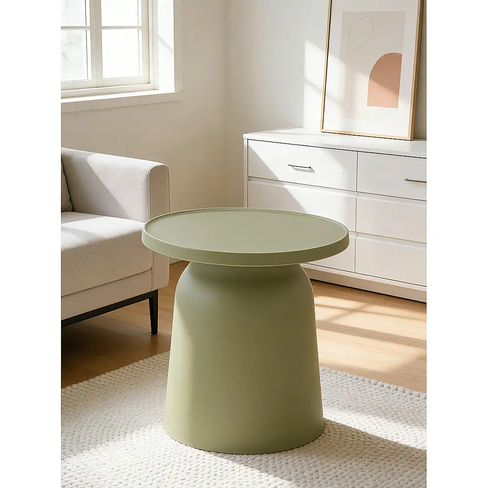 LIBERTA DOMI COFFEE TABLE ΠΡΑΣΙΝΟ 47x47x46cm