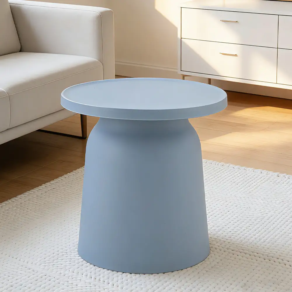LIBERTA DOMI COFFEE TABLE ΓΑΛΑΖΙΟ 47x47x46cm