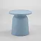 LIBERTA DOMI COFFEE TABLE ΓΑΛΑΖΙΟ 47x47x46cm