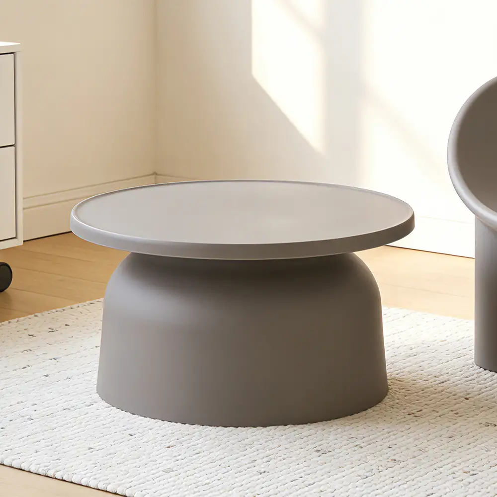 LIBERTA DOMI COFFEE TABLE ΓΚΡΙ 67x67x36cm