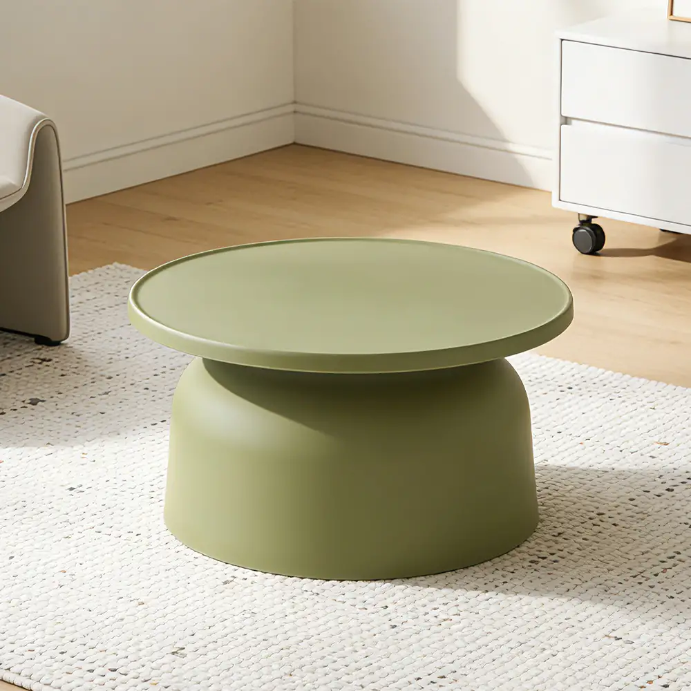 LIBERTA DOMI COFFEE TABLE ΠΡΑΣΙΝΟ 67x67x36cm