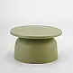 LIBERTA DOMI COFFEE TABLE ΠΡΑΣΙΝΟ 67x67x36cm