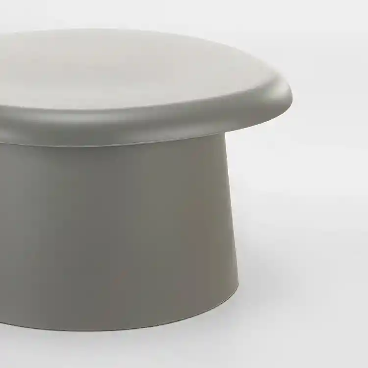 LIBERTA RIVVA COFFEE TABLE ΓΚΡΙ 70x70x39cm