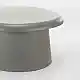 LIBERTA RIVVA COFFEE TABLE ΓΚΡΙ 70x70x39cm