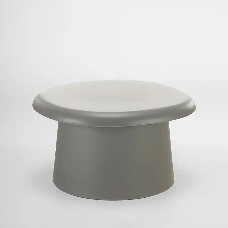 LIBERTA RIVVA COFFEE TABLE ΓΚΡΙ 70x70x39cm
