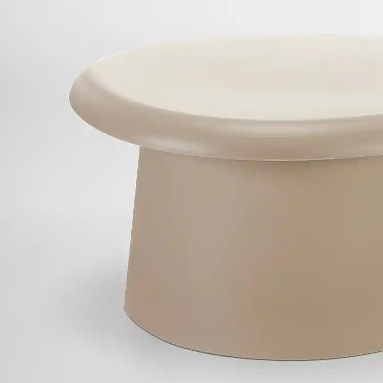 LIBERTA RIVVA COFFEE TABLE SAND BEIGE 70x70x39cm