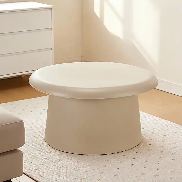 LIBERTA RIVVA COFFEE TABLE SAND BEIGE 70x70x39cm