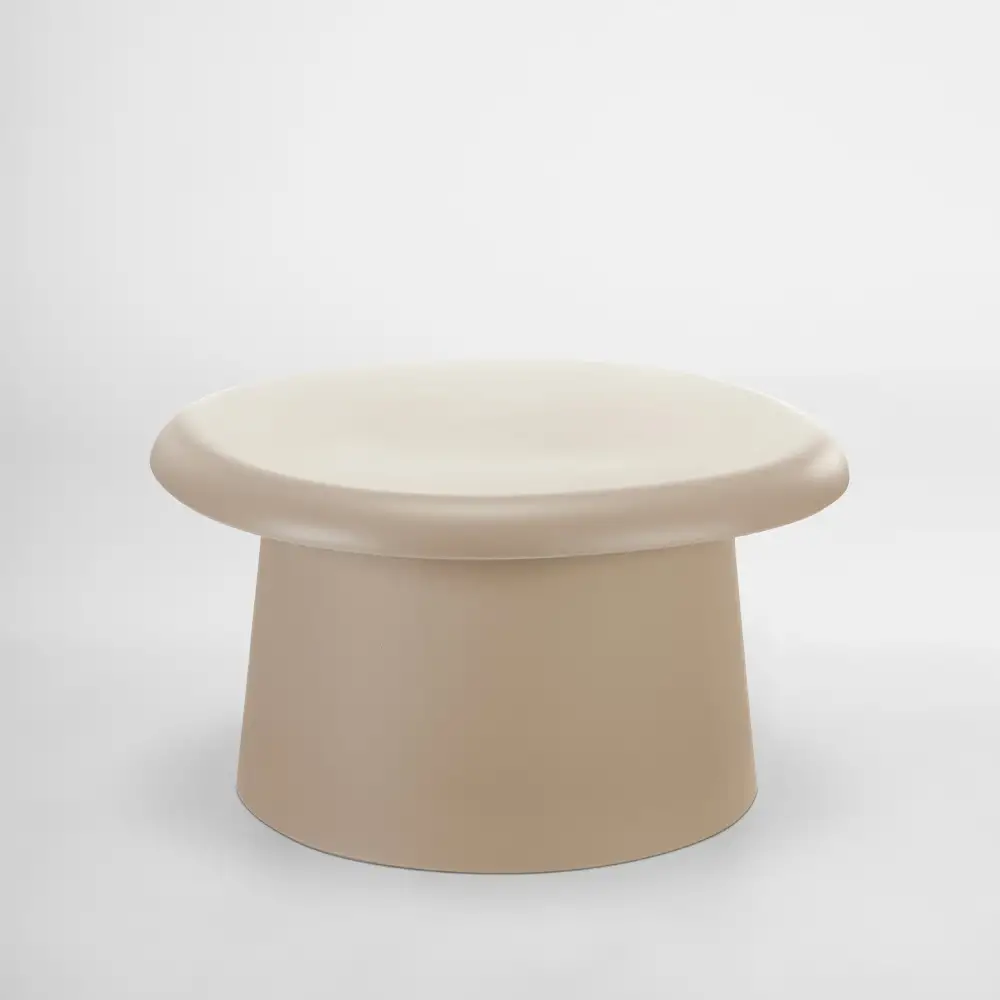 LIBERTA RIVVA COFFEE TABLE SAND BEIGE 70x70x39cm