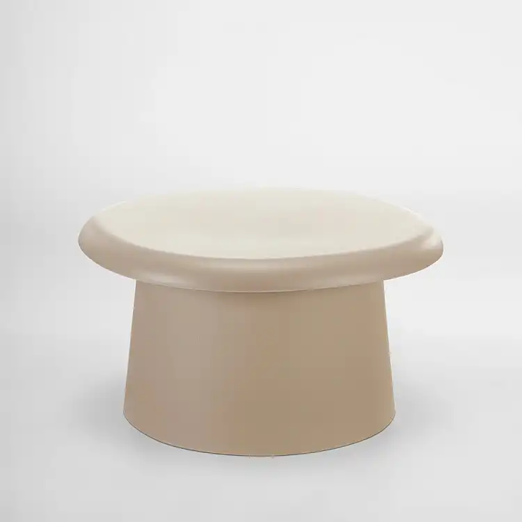 LIBERTA RIVVA COFFEE TABLE SAND BEIGE 70x70x39cm