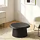 LIBERTA RIVVA COFFEE TABLE ΜΑΥΡΟ 70x70x39cm