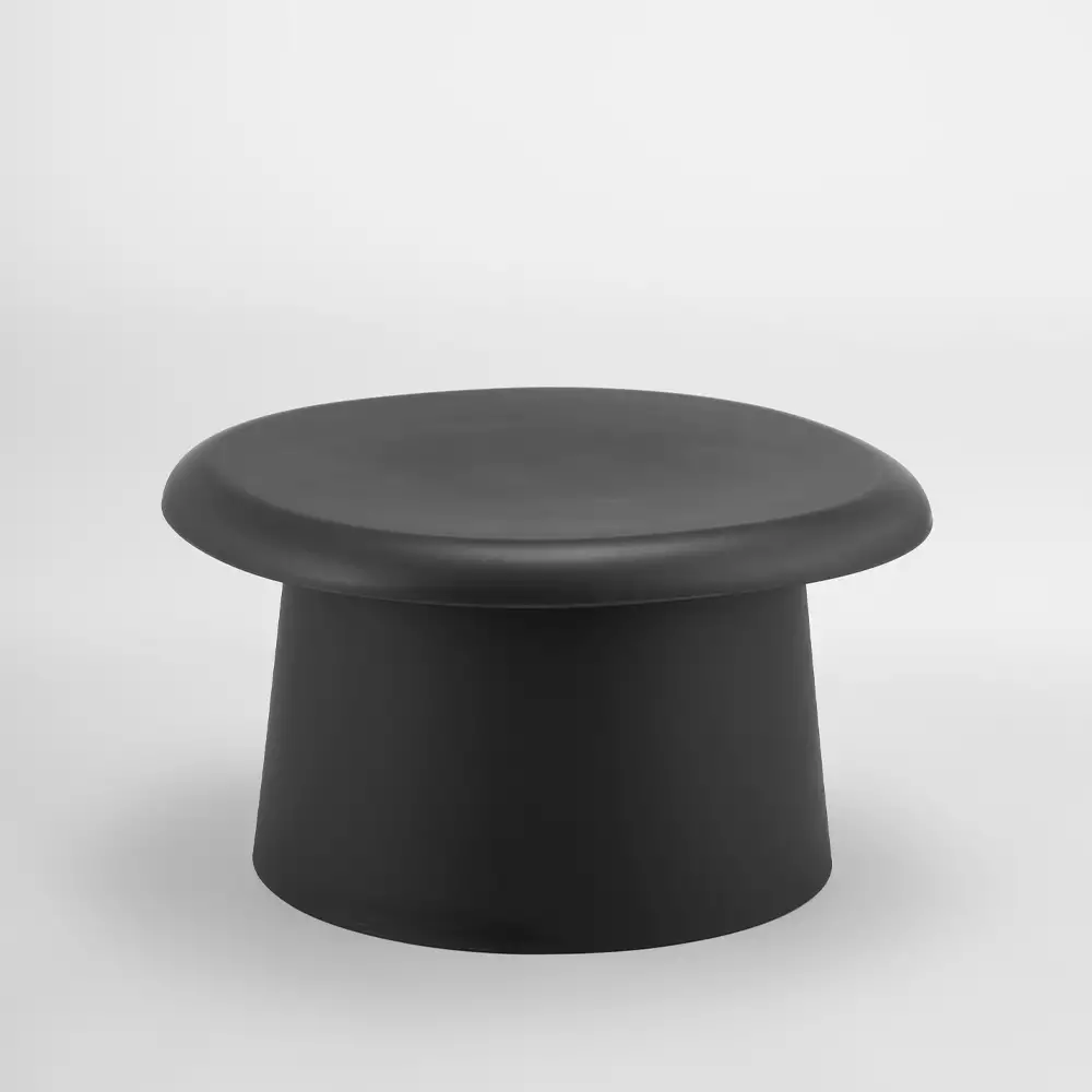 LIBERTA RIVVA COFFEE TABLE ΜΑΥΡΟ 70x70x39cm