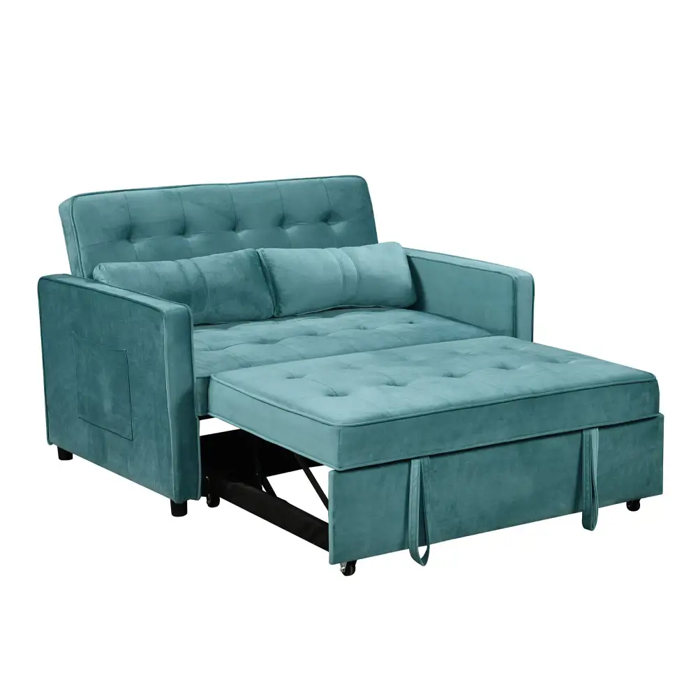 LIBERTA SOLUTION ΚΑΝΑΠΕΣ ΚΡΕΒΑΤΙ 2ΘΕΣΙΟΣ PETROL 133x94x87