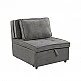 LIBERTA SLEEP ΠΟΛΥΘΡΟΝΑ ΚΡΕΒΑΤΙ ΓΚΡΙ ΣΚΟΥΡΟ 78x87x80 LIBERTA SLEEP ΠΟΛΥΘΡΟΝΑ ΚΡΕΒΑΤΙ ΓΚΡΙ ΣΚΟΥΡΟ 78x87x80