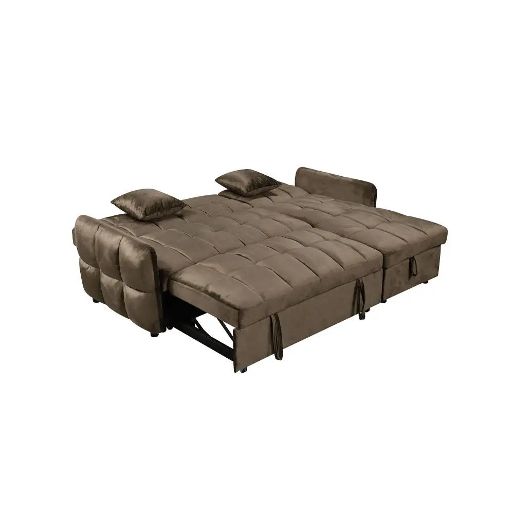 LIBERTA CROSSOVER ΚΑΝΑΠΕΣ ΚΡΕΒΑΤΙ ΓΩΝΙΑ ΑΝΑΣΤΡΕΨΙΜΗ COFFEE 213x145x83cm