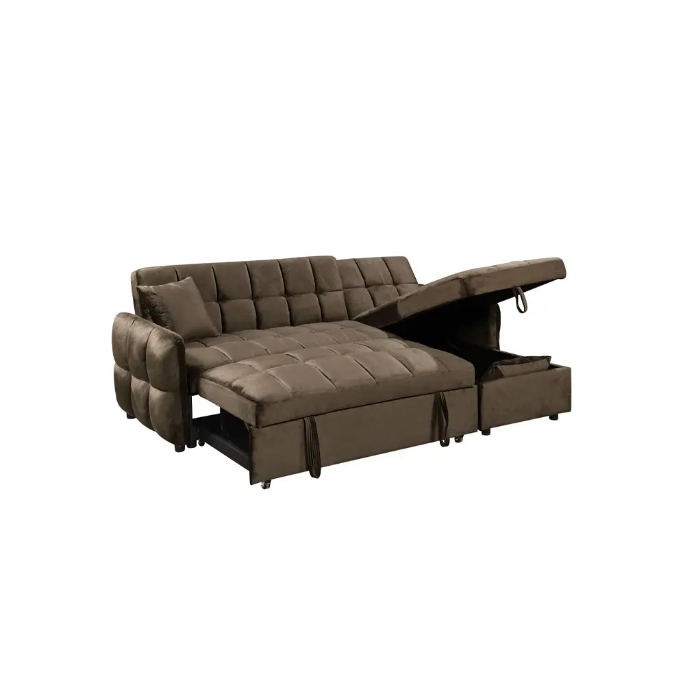 LIBERTA CROSSOVER ΚΑΝΑΠΕΣ ΚΡΕΒΑΤΙ ΓΩΝΙΑ ΑΝΑΣΤΡΕΨΙΜΗ COFFEE 213x145x83