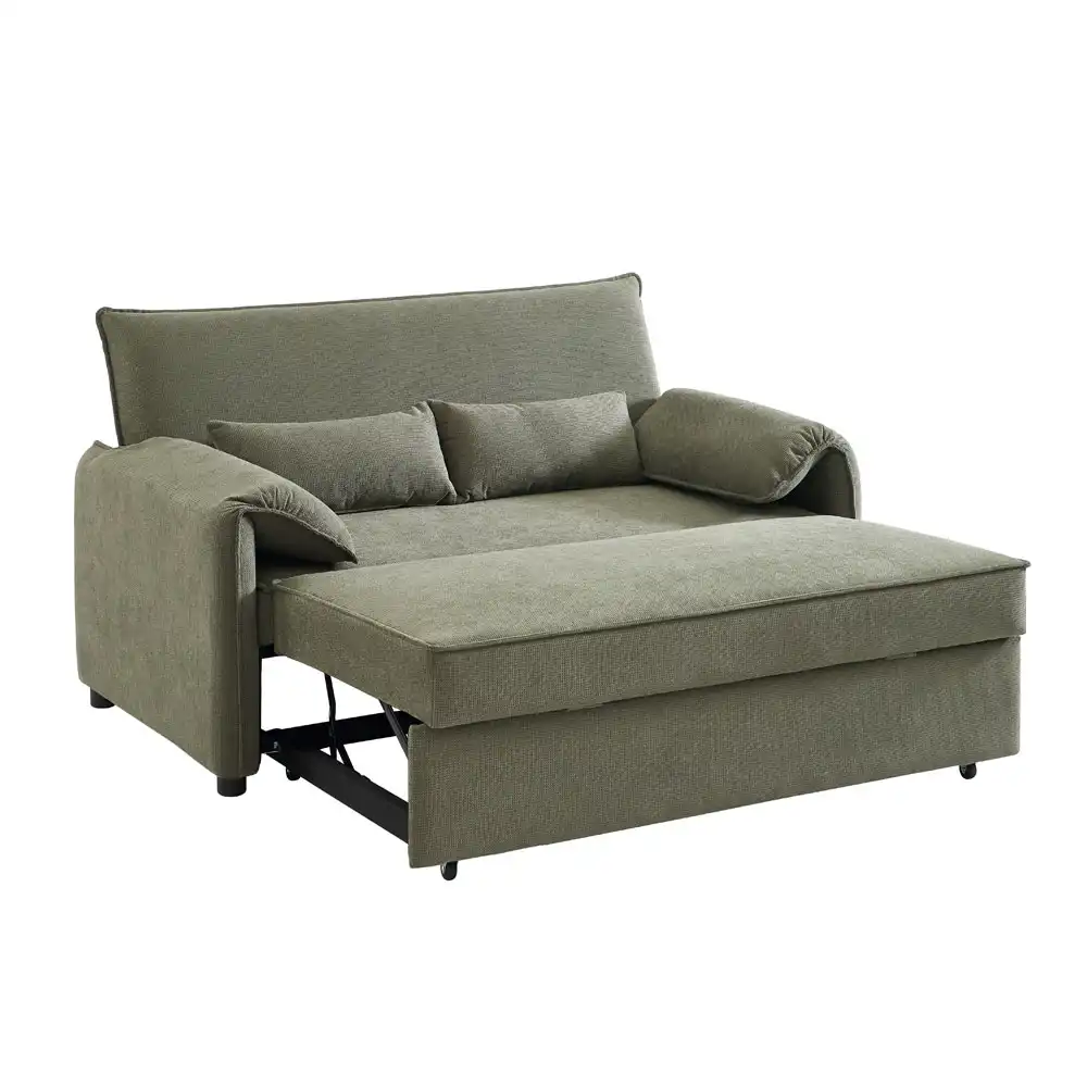 LIBERTA RUBIK ΚΑΝΑΠΕΣ ΚΡΕΒΑΤΙ 3ΘΕΣΙΟΣ ΠΡΑΣΙΝΟ 161x84x92cm