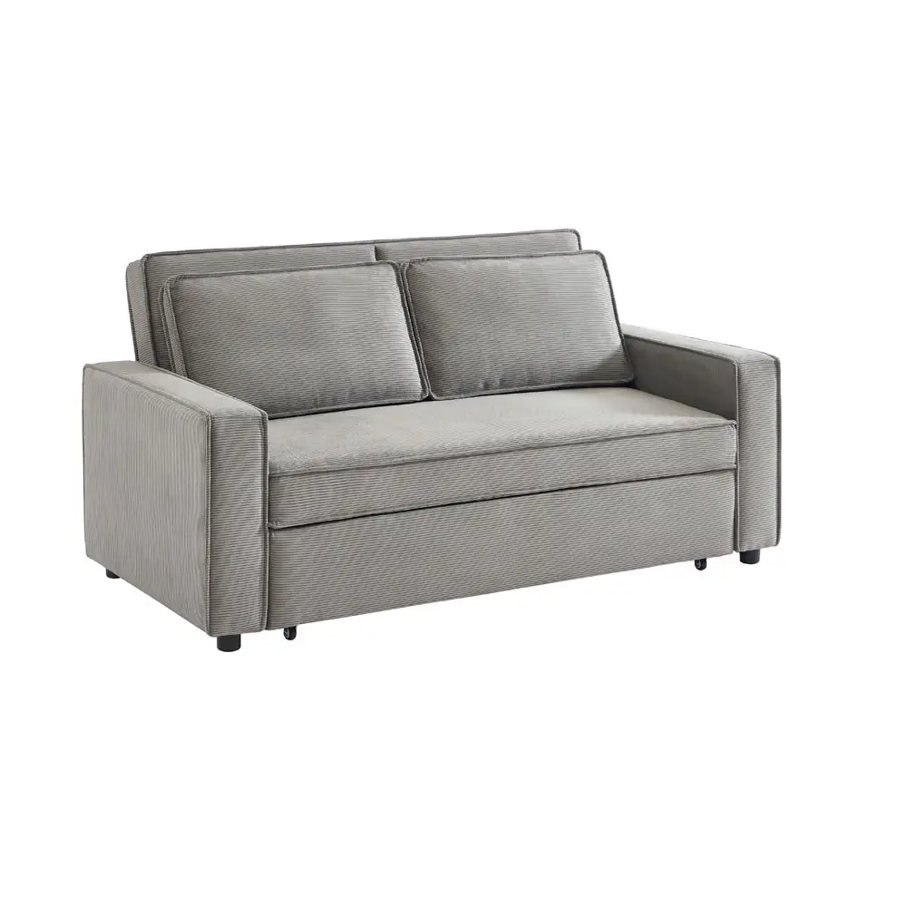 LIBERTA CUBO ΚΑΝΑΠΕΣ ΚΡΕΒΑΤΙ 3ΘΕΣΙΟΣ ΓΚΡΙ 172x90x89cm