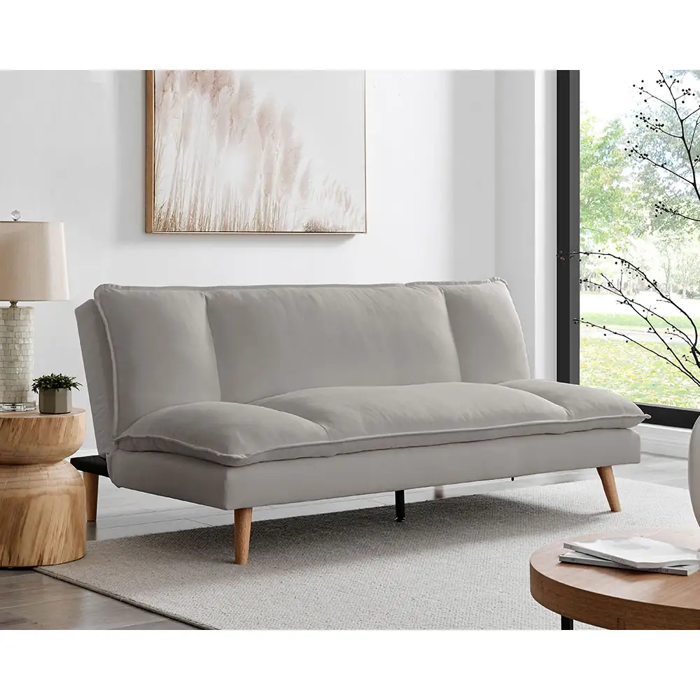 LIBERTA COZY ΚΑΝΑΠΕΣ ΚΡΕΒΑΤΙ 3ΘΕΣΙΟΣ ΓΚΡΙ 191x103x84cm