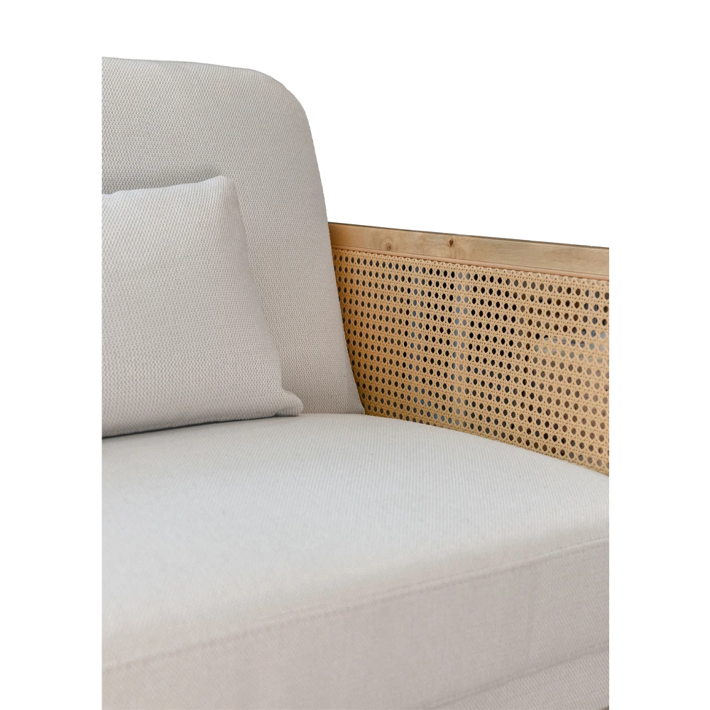 LIBERTA AMMOS ΚΑΝΑΠΕΣ ΚΡΕΒΑΤΙ 3ΘΕΣΙΟΣ OFF WHITE 196x82x81