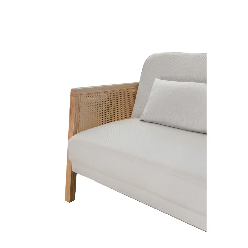 LIBERTA AMMOS ΚΑΝΑΠΕΣ ΚΡΕΒΑΤΙ 3ΘΕΣΙΟΣ OFF WHITE 196x82x81cm