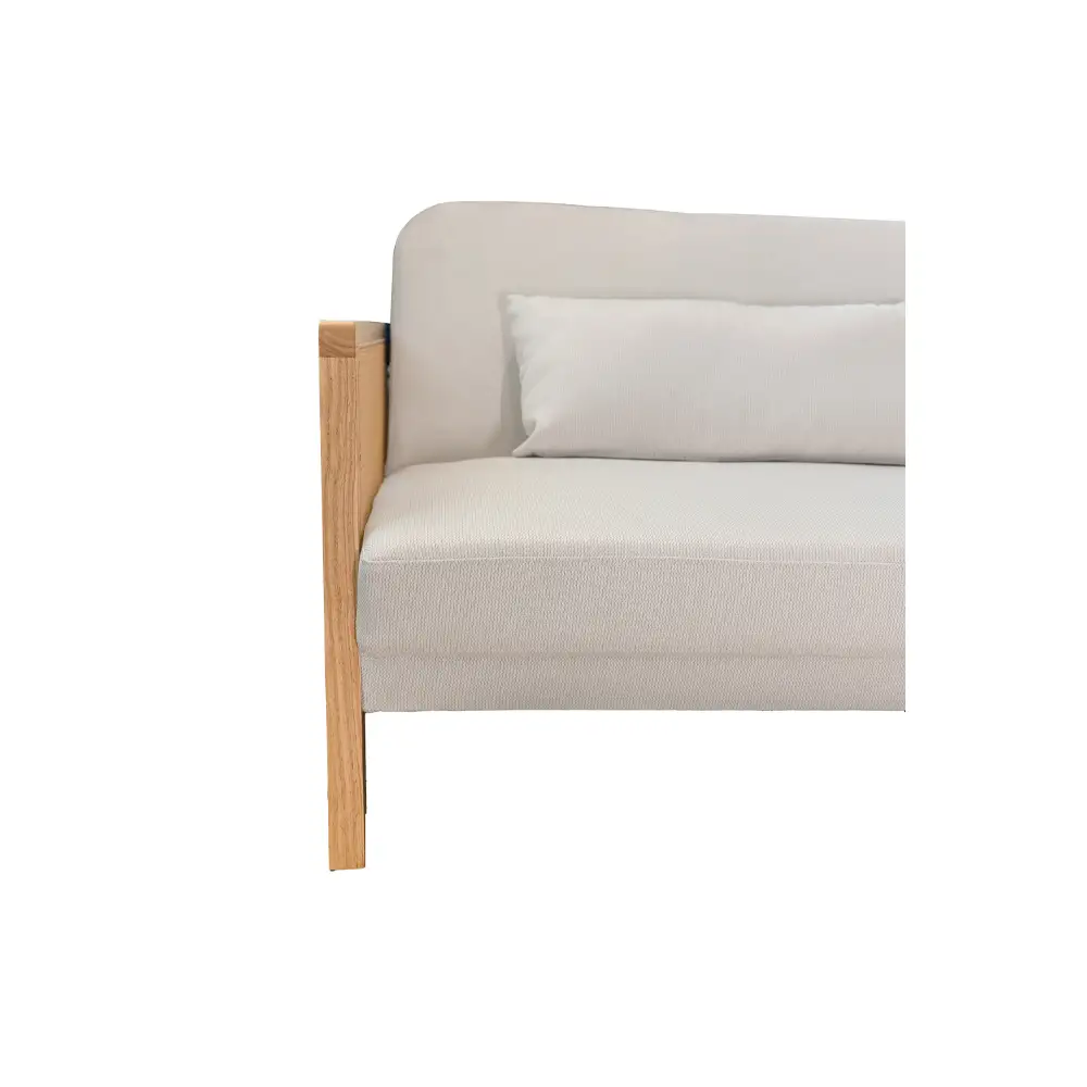 LIBERTA AMMOS ΚΑΝΑΠΕΣ ΚΡΕΒΑΤΙ 3ΘΕΣΙΟΣ OFF WHITE 196x82x81cm