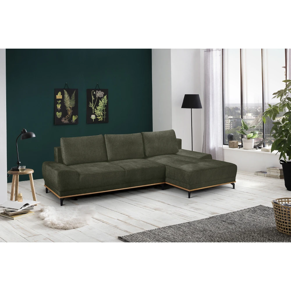 LIBERTA NATURA ΚΑΝΑΠΕΣ ΚΡΕΒΑΤΙ ΓΩΝΙΑ ΔΕΞΙΑ ΛΑΔΙ 283x164x90
