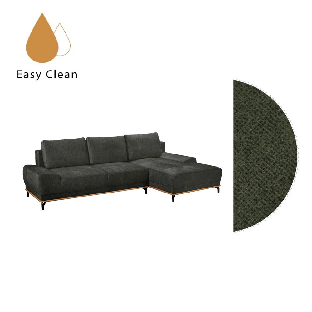 LIBERTA NATURA ΚΑΝΑΠΕΣ ΚΡΕΒΑΤΙ ΓΩΝΙΑ ΔΕΞΙΑ ΛΑΔΙ 283x164x90