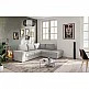 LIBERTA EDDI ΚΑΝΑΠΕΣ ΚΡΕΒΑΤΙ ΓΩΝΙΑ ΔΕΞΙΑ TAUPE 248x213x90