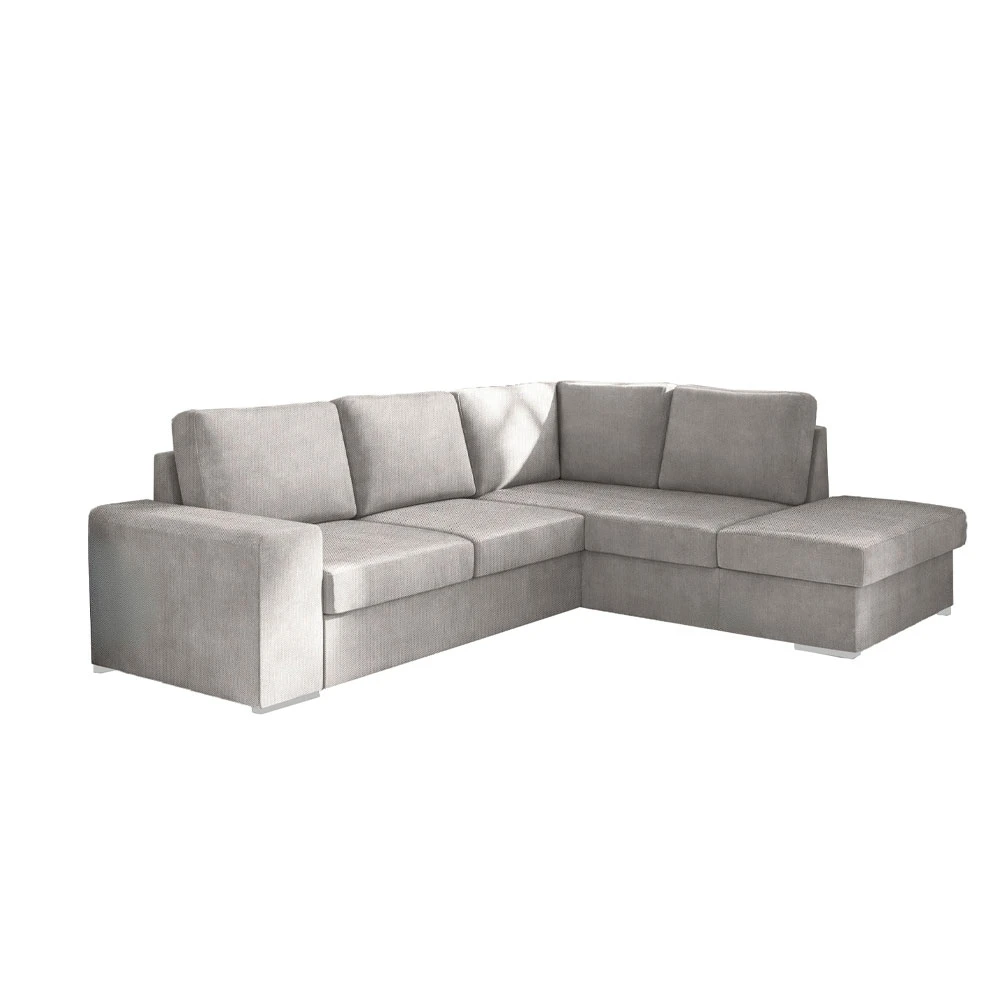 LIBERTA EDDI ΚΑΝΑΠΕΣ ΚΡΕΒΑΤΙ ΓΩΝΙΑ ΔΕΞΙΑ TAUPE 248x213x90