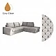 LIBERTA EDDI ΚΑΝΑΠΕΣ ΚΡΕΒΑΤΙ ΓΩΝΙΑ ΔΕΞΙΑ TAUPE 248x213x90