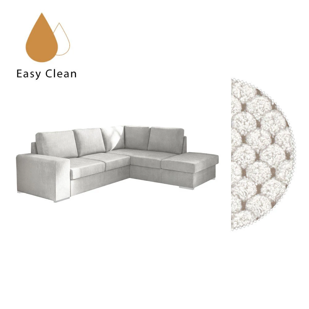 LIBERTA EDDI ΚΑΝΑΠΕΣ ΚΡΕΒΑΤΙ ΓΩΝΙΑ ΔΕΞΙΑ CREAM 248x213x90