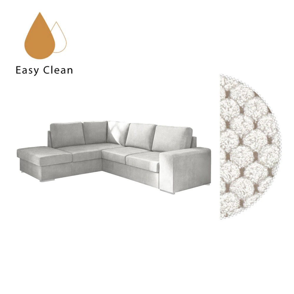 LIBERTA EDDI ΚΑΝΑΠΕΣ ΚΡΕΒΑΤΙ ΓΩΝΙΑ ΑΡΙΣΤΕΡΗ CREAM 248x213x90