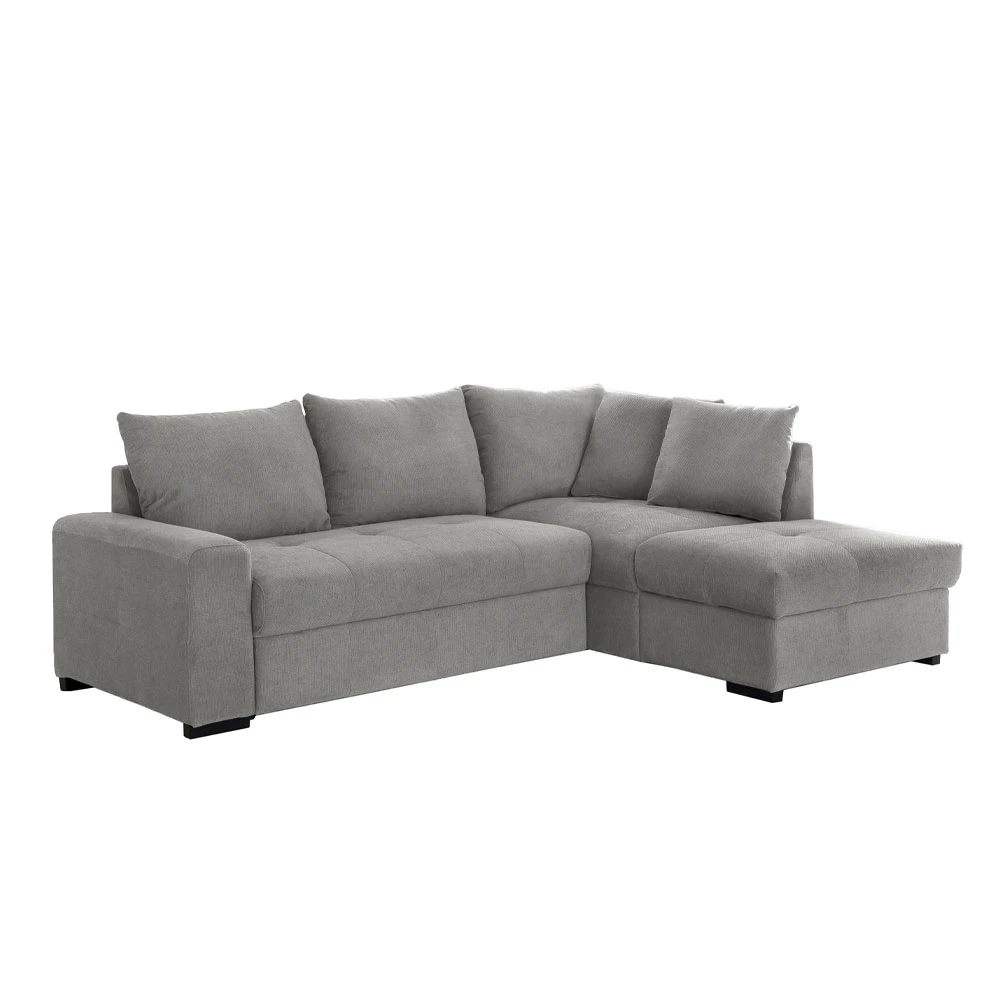 LIBERTA BILL ΚΑΝΑΠΕΣ ΚΡΕΒΑΤΙ ΓΩΝΙΑ ΔΕΞΙΑ ΓΚΡΙ 241x173x94 LIBERTA BILL ΚΑΝΑΠΕΣ ΚΡΕΒΑΤΙ ΓΩΝΙΑ ΔΕΞΙΑ ΓΚΡΙ 241x173x94